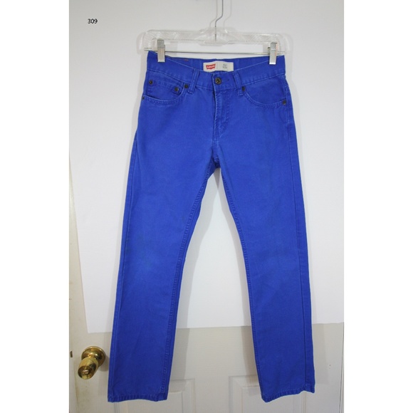 51 Levis Slim Indigo Blue Jeans W27 L27 